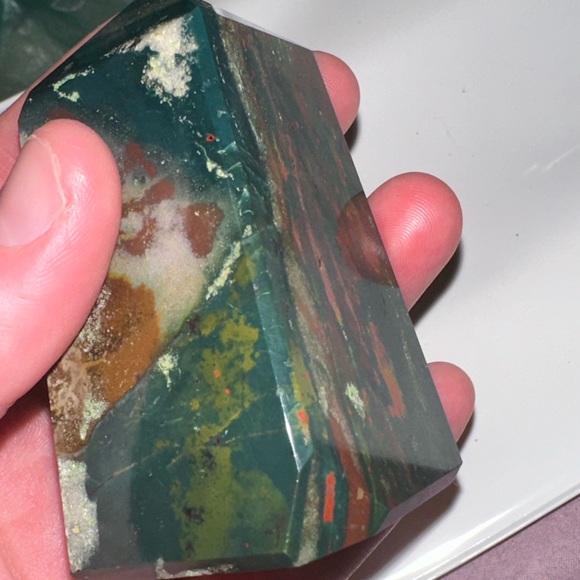 Dragons Blood Jasper Crystal Tower - Picture 2 of 7